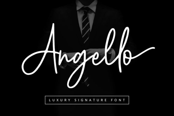 Angello: A Graceful Script Font for Refined Branding