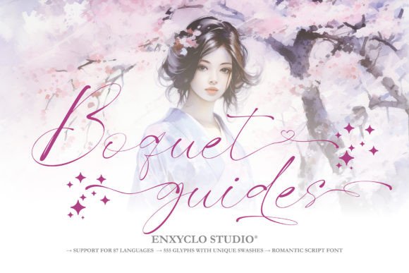 Bouquet Guides Font: A Designer's Take on Romantic Script