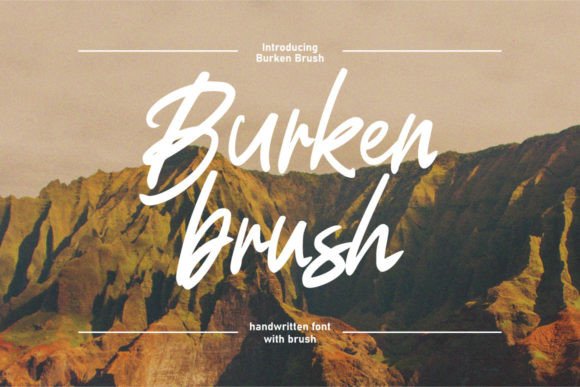 Burken Brush: A Modern Script for Timeless Branding