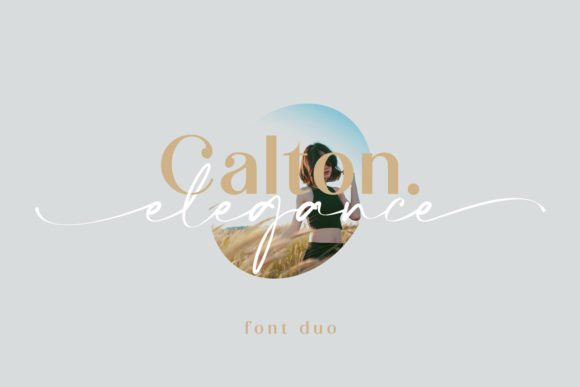 Calton Elegance Duo: Modern Style for Your Designs
