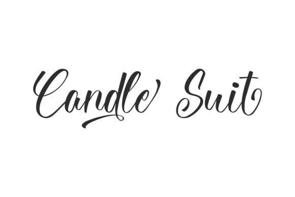 Candle Suit: An Elegant Script for Every Designer