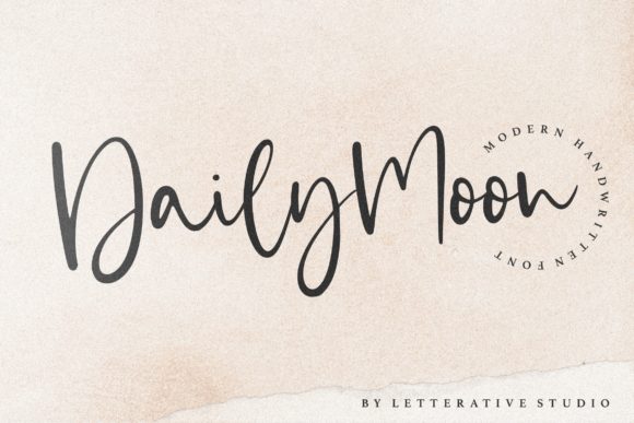 Daily Moon: A Stylish Script Font for Timeless Designs