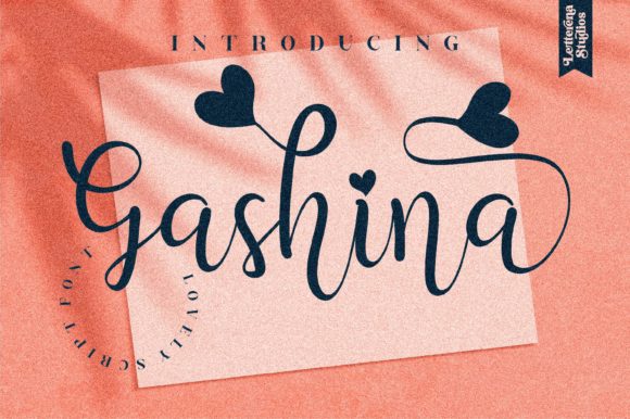 Gashina: A Romantic Script Font for Modern Branding