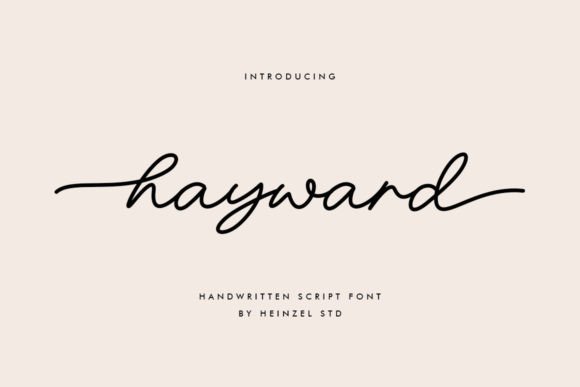 Hayward: The Handwritten Font That Feels Like a Conversation