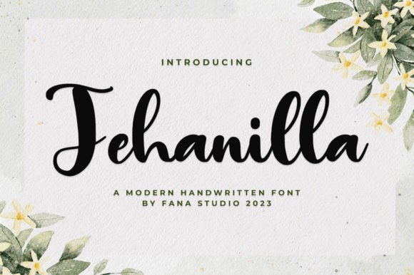 Jehanilla: A Modern Script for Personal Branding