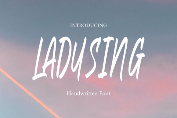 Ladusing: The Handwritten Font That Feels Like a Signature