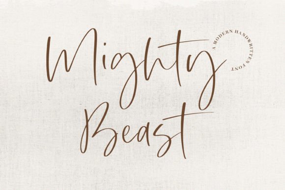 Mighty Beast: An Elegant Script for Timeless Design