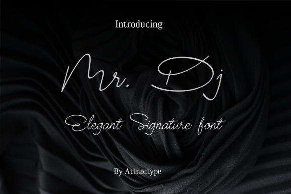 Mr. Dj: A Signature Font for Bold, Personal Projects