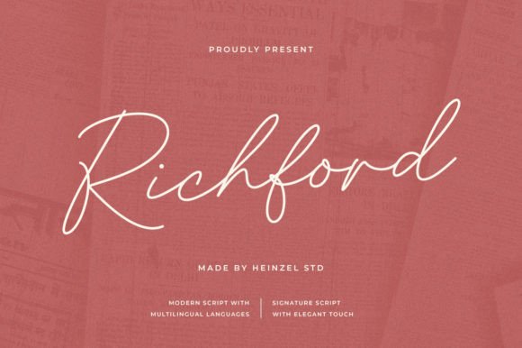 Richford: The Elegant Script Font for Modern Branding