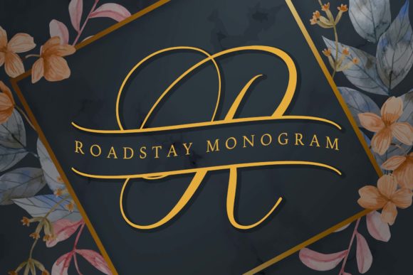Roadstay: An Elegant Monogram Script with Timeless Appeal