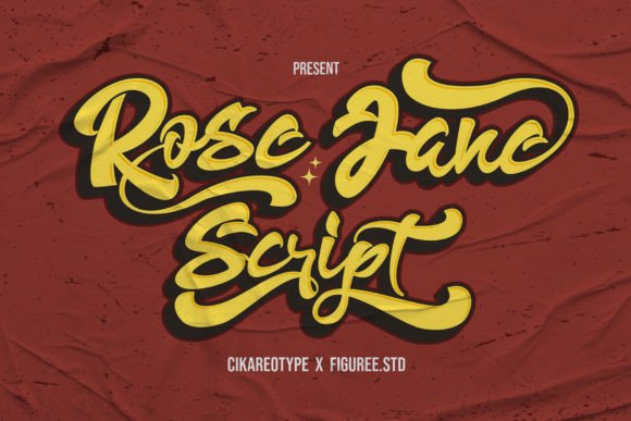 Rose Jane: A Vintage Script Font for Timeless Elegance
