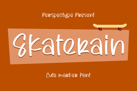Skaterain: A Creative Font for Distinctive Branding