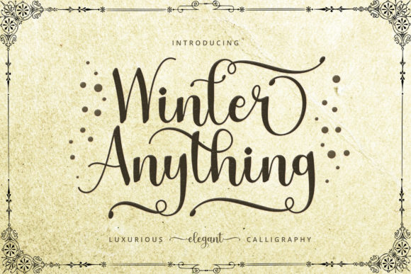 Winter Anything: A Script Font for Elegance and Impact